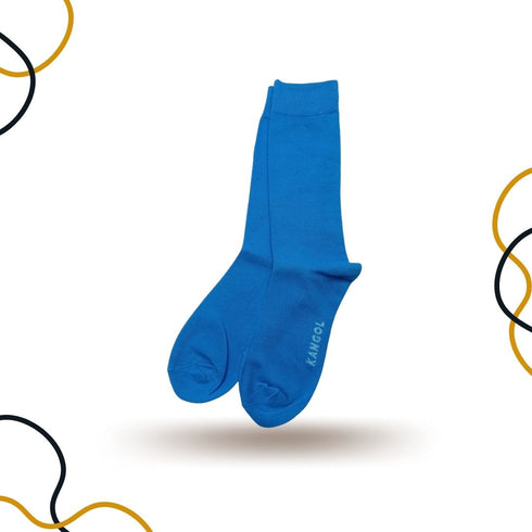 Sky Blue High Quality Cotton Crew Socks - SOXO #1 Imported Socks Brand in Pakistan